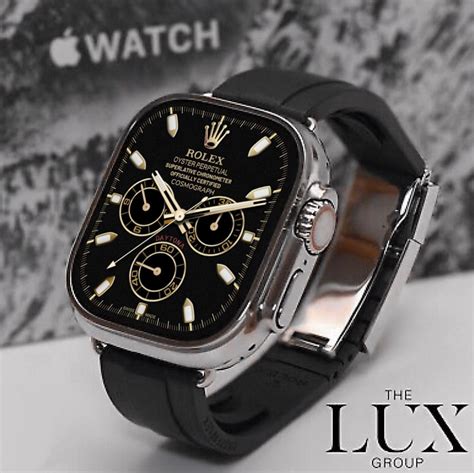 iwatch ultra rolex face|Rolex apple watch face download.